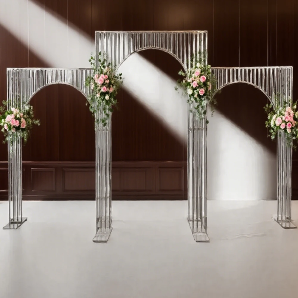

3 шт.) Свадебный проход Цветочный шар Композиция Римская колонна Сценический декор Свадебное платье Украшение