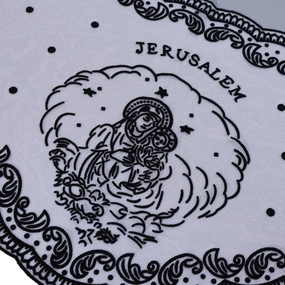 

Fashion Hollow Out Lace Scarf Shawl Embroidery Thin Foulard Bandana Triangular Scarf Wedding Accessories