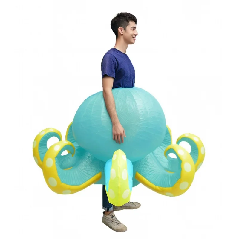 Inflatable Clothing Party New and Unique Dressing Performance Props Festival Performance Octopus Octopus Inflatable Clothing