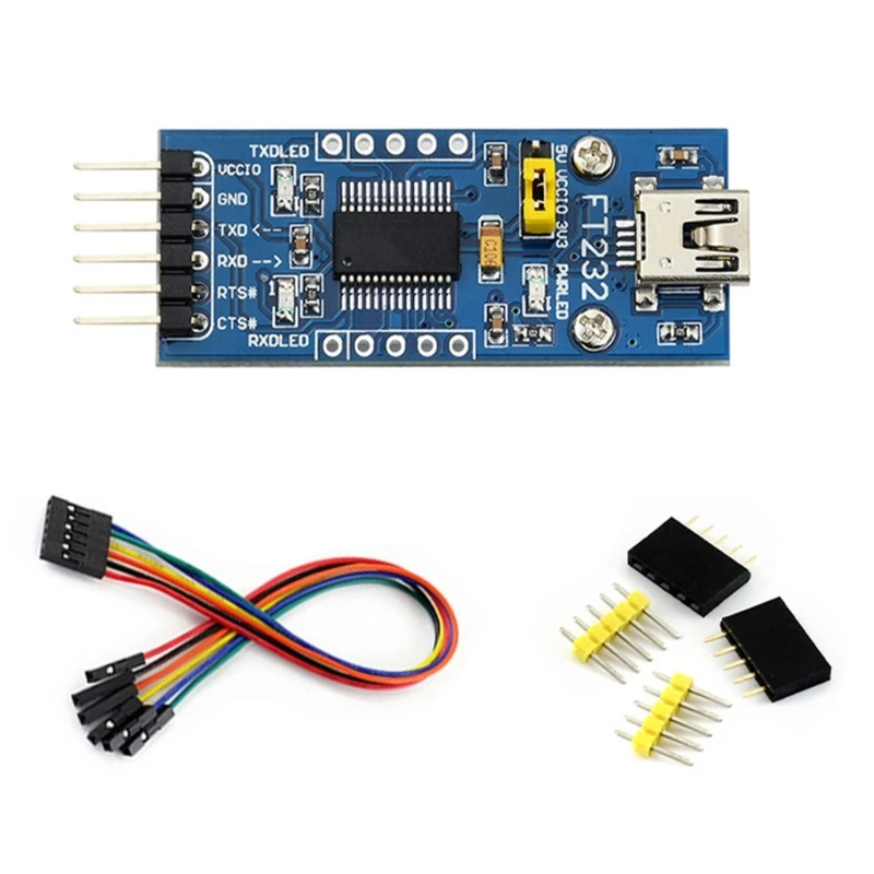 FT232 USB to UART Serial Port Conversion Module Isolation Module 5V 3.3V for Electronics And Software Development