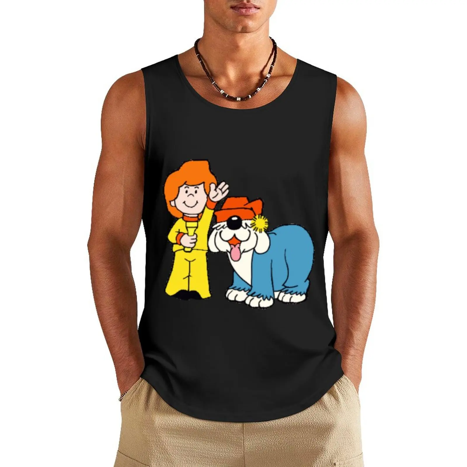 

Jamie and his Magic Torch Tank Top men clothes Men's clothing gym accessories men t-shirt for man