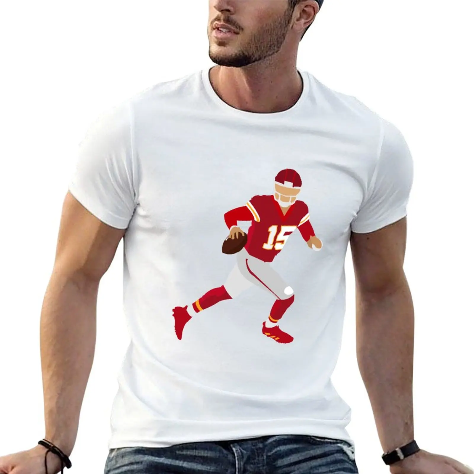 Football Is My Favorite Season T-Shirt Work Outdoor Short Sleeve Tee
