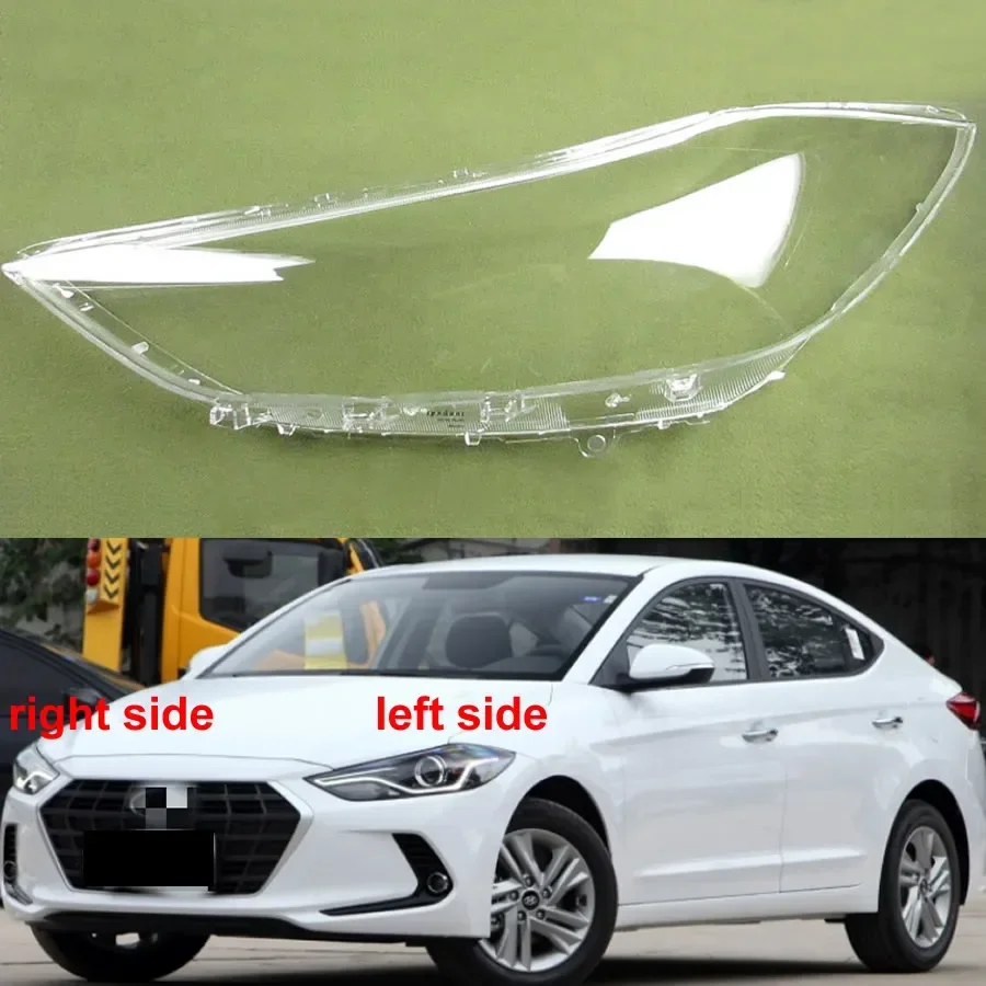 

Для Hyundai Elantra 2019 2020 2021, крышка фары, прозрачный абажур, корпус фары, линза из плексигласа, автозапчасти