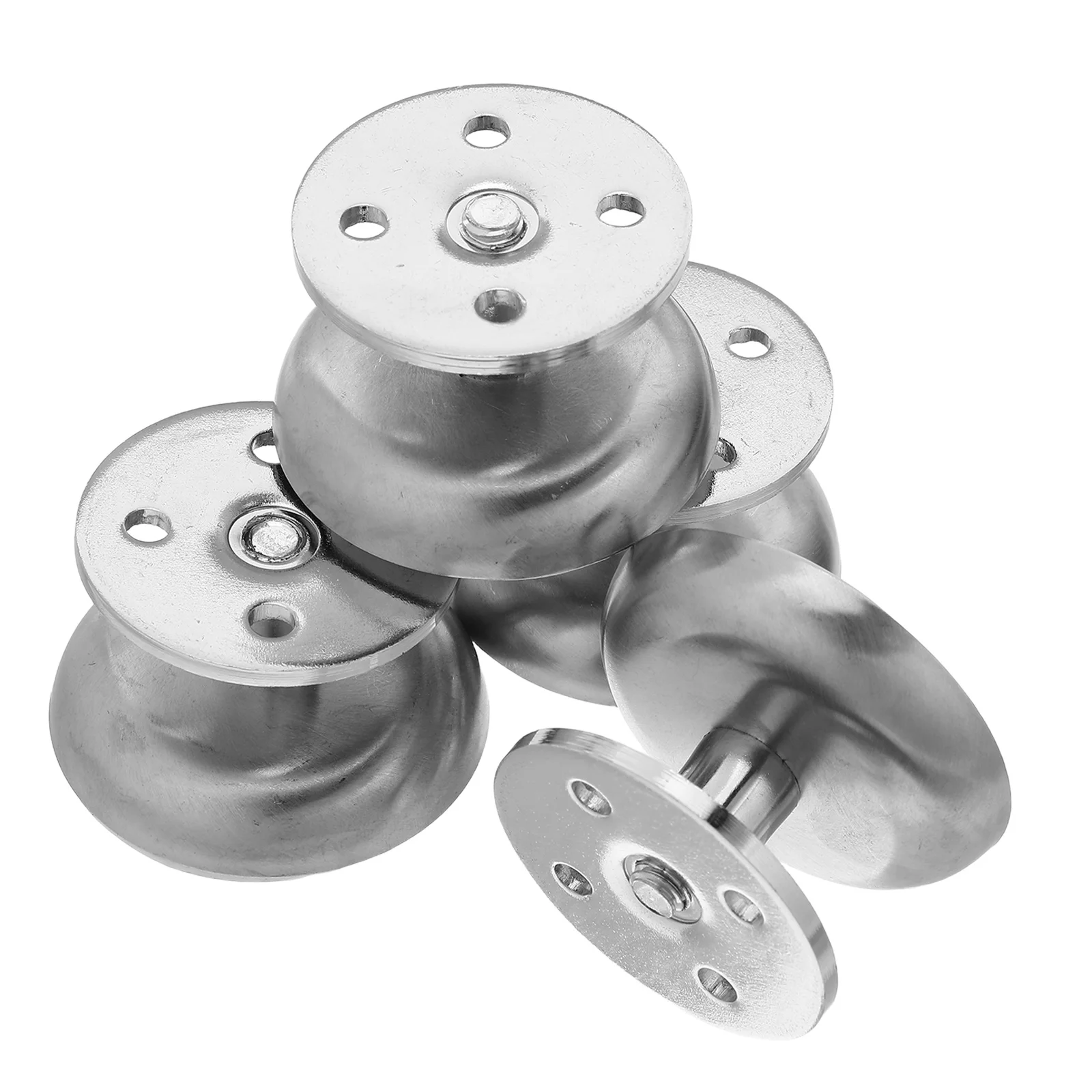 

4Set Furniture Legs Stainless Steel Adjustable Metal Cabinet Sofa Table Feet Replacement Height 35 Mm Strong Furniture Support