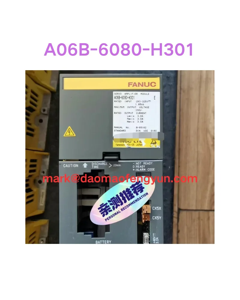 

A06B-6080-H301 Used servo drive test ok