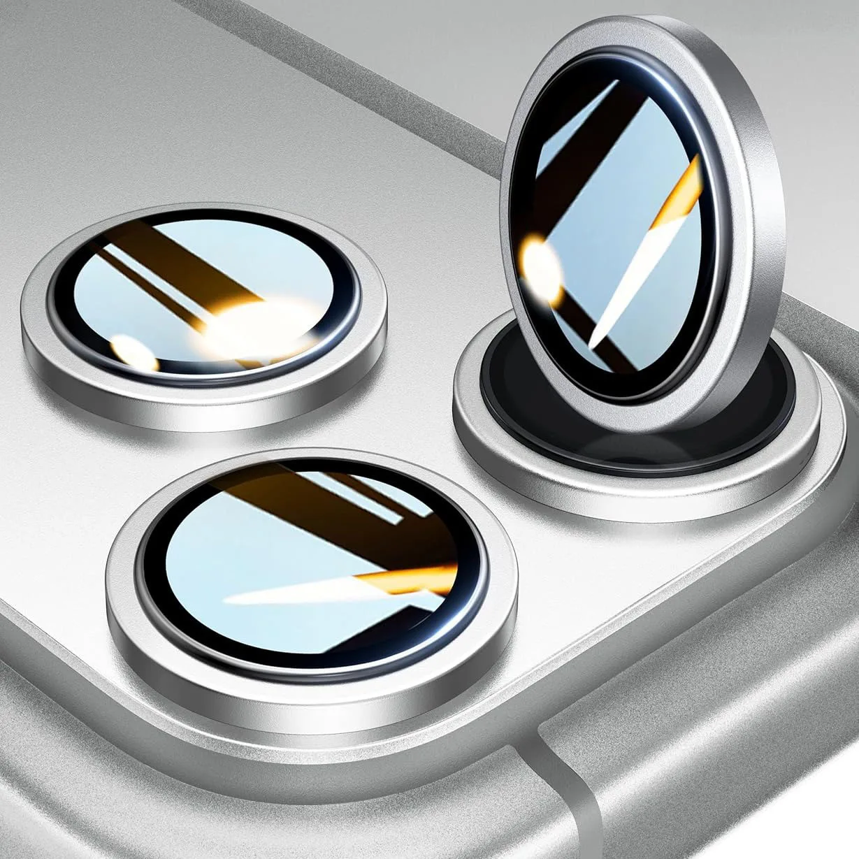 Gehärtetes Glas aus Aluminiumlegierung für Apple iPhone 17 Pro Max, Objektivfolie, Schutz, Kameraobjektivschutz für iPhone 17 Pro