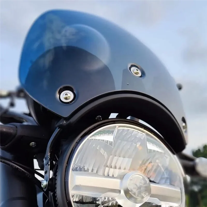 Motorcycle Windscreen Windshield Visor Deflector Accessories For Guerrilla 450 For Guerrilla450 2024-2025 Black
