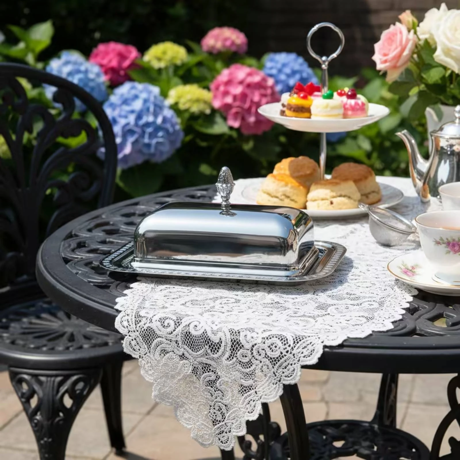 Butter Dish with Lid Polished Butter Keeper with Knob Tableware Rust-Resistant Long-Lasting for Home Cooks, Dining Table