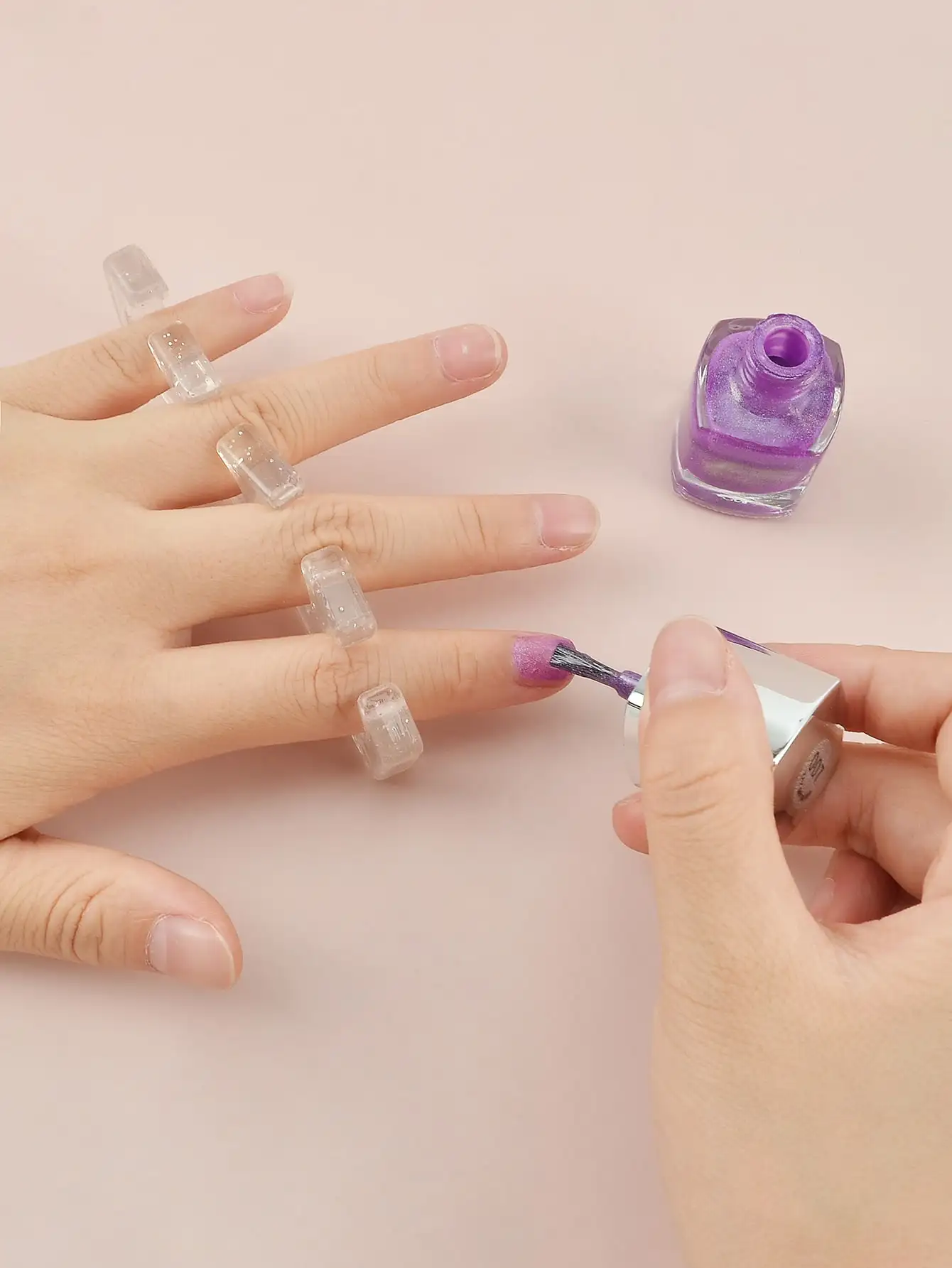 1/2/5 Paar Zehenspreizer, Finger, Füße, Nagelkunst-Werkzeuge, flexibles Herz-Design, Nagelkunst, Praxis, Maniküre, Pediküre