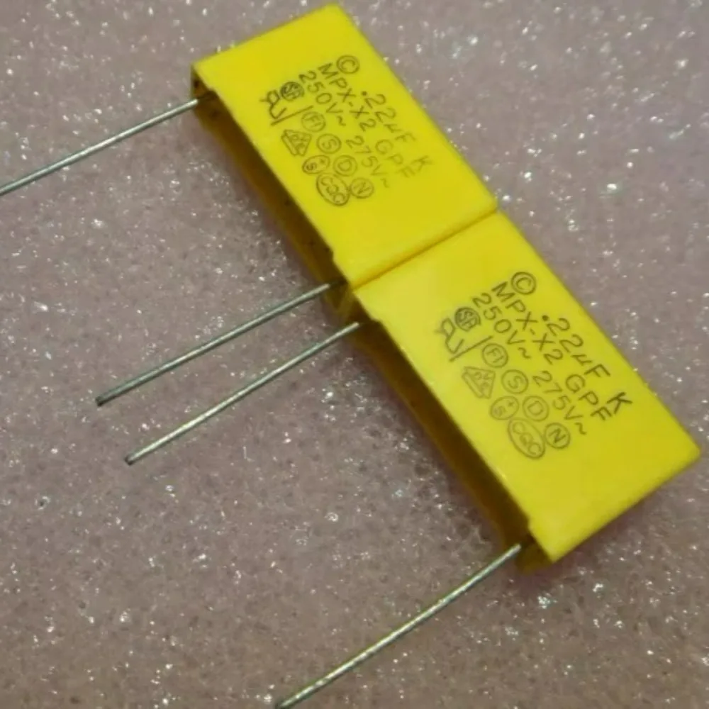 20PCS 0.22uf/275VAC 220nf u22 224 Brand New 22mm Film Capacitor