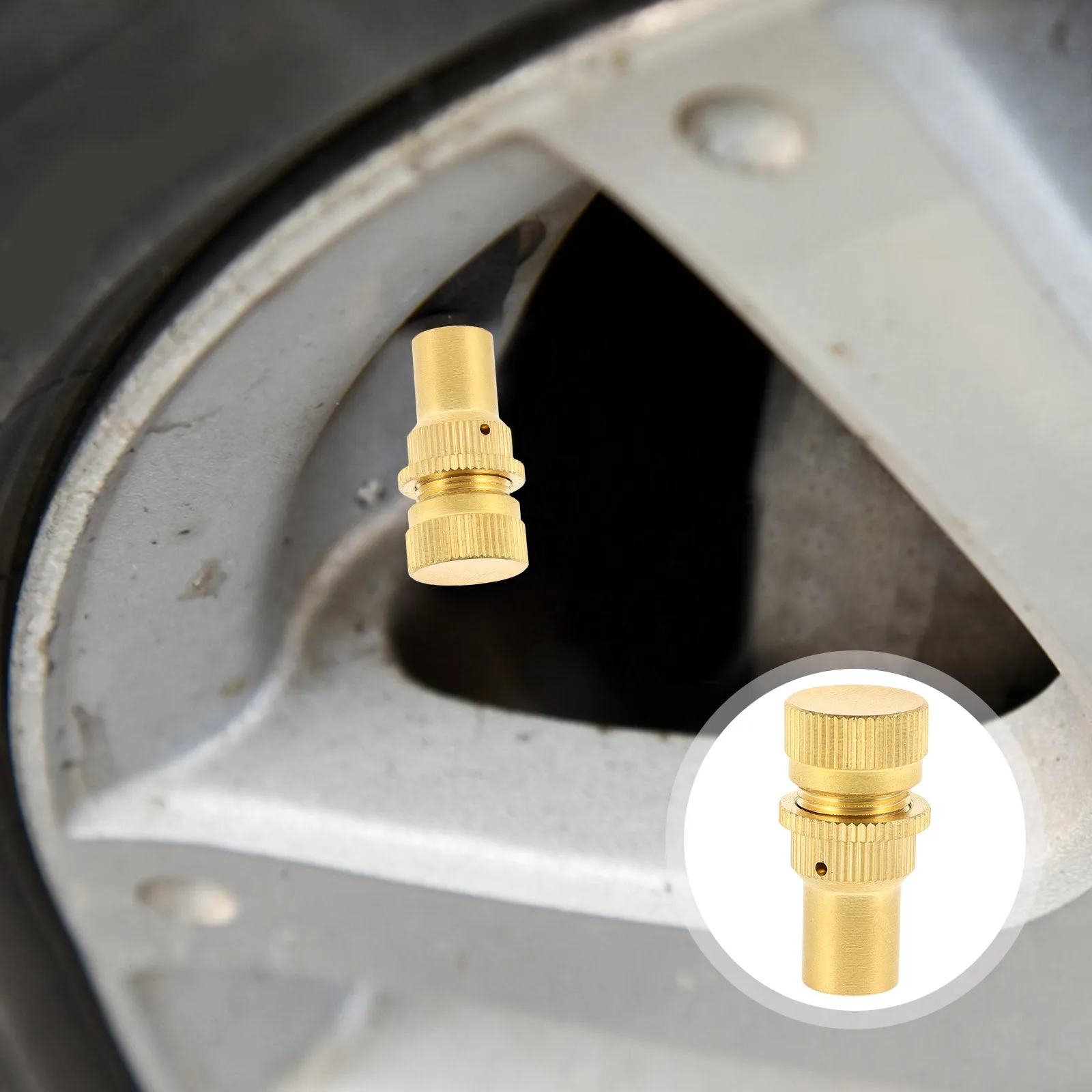 

Copper Automatic Tire Deflator Pressure Relief Valve Deflation for Offroad Vehicles Trucks Motorcycles Tool