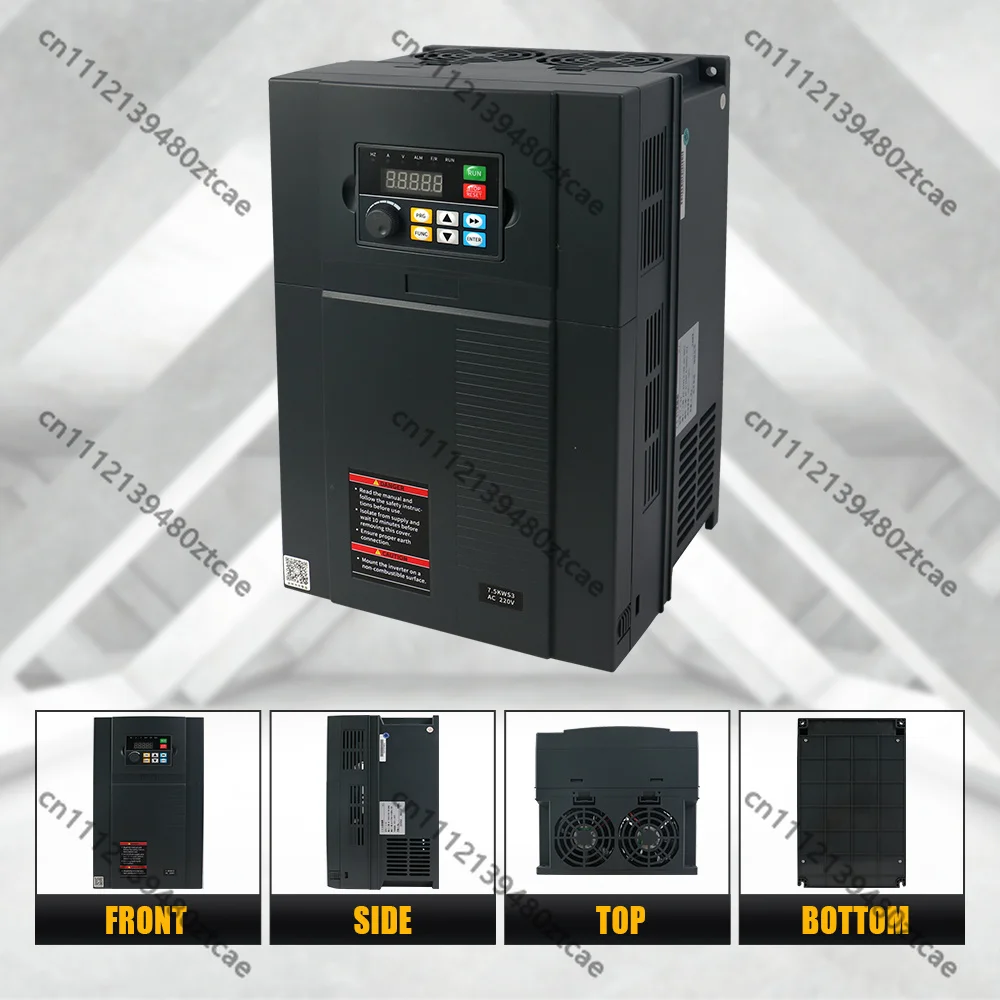 7.5-22KW VFD 380V 3 Phase Vector Inverter Motor Speed Controller for CNC Machine