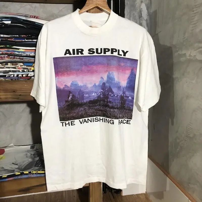 Air Supply Vintage Rock Band Tour Concert Cotton S 4Xl T Shirt