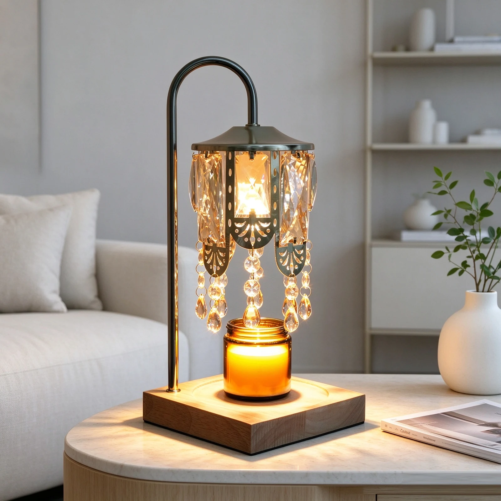 French Candle Heating Lamp Adjustable Light 50W Aroma Candle Heater Aromatherapy Lamp Suitable for Home Decoration Birthday Gift