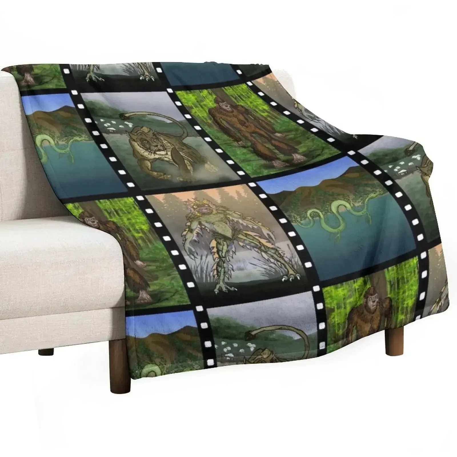 Cryptozoology, Cryptids and Forteana series 1 Throw Blanket Polar Nap valentine gift ideas Thins Giant Sofa Blankets