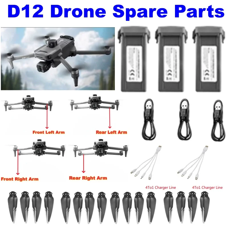 D12 Drone Battery A…
