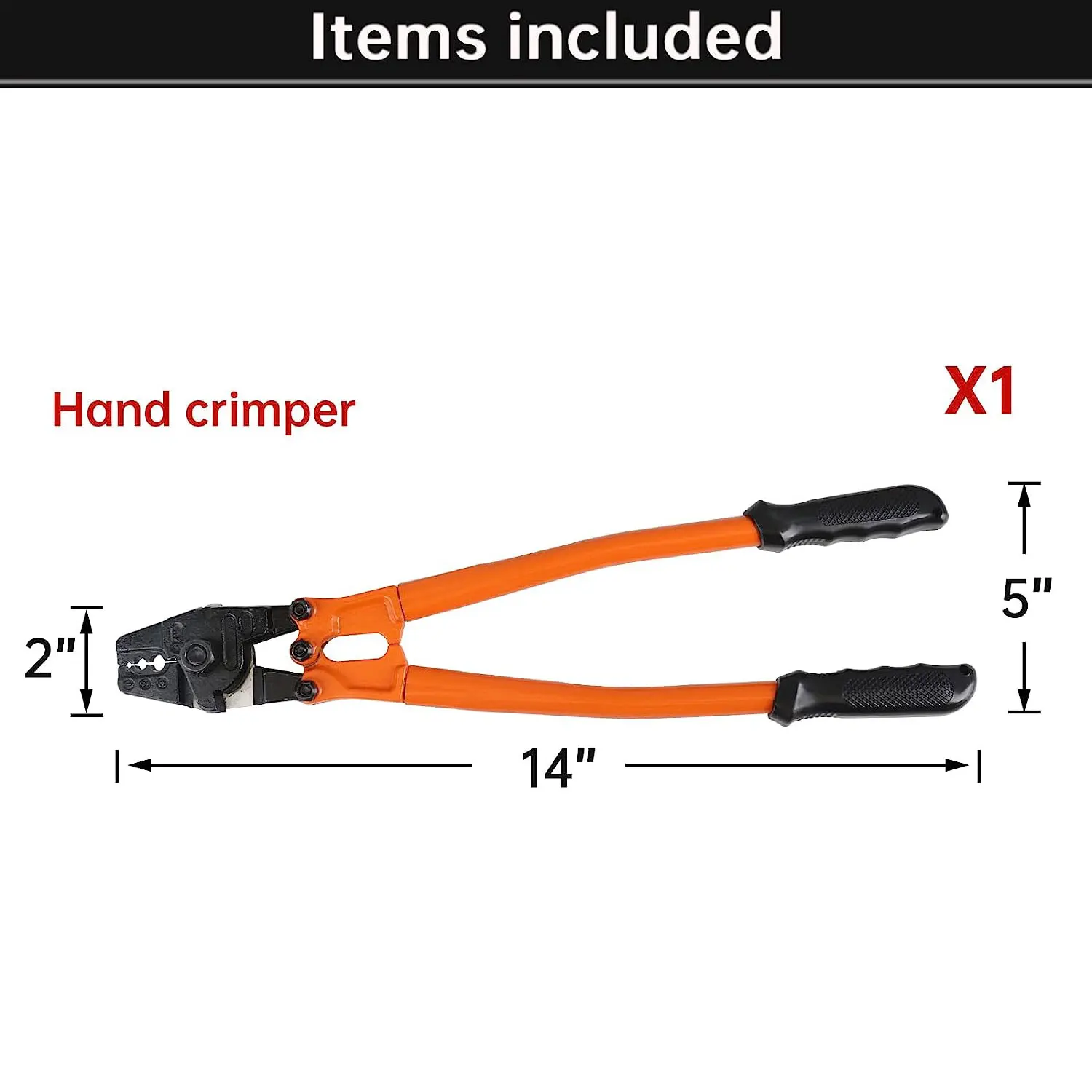 Imagem -03 - Alicadores de Crimpagem para Cabos Mão Swager Ferramenta Crimper para Virolas de Cobre de Alumínio Acessórios Finais 1.53.5 mm