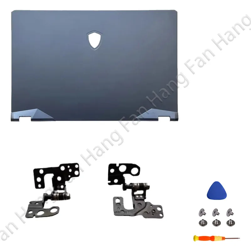 Imagem -04 - Laptop Lcd Tampa Traseira Caixa Superior Lcd Moldura Frontal Dobradiça Caixa Inferior Substituição de Habitação Msi Ge66 Ms1541 Ms-1542 Ms-1543 Novo