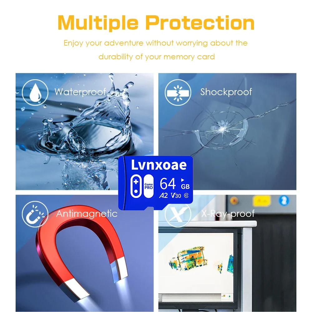 بطاقة ذاكرة صغيرة 128 جيجابايت 64 جيجابايت بطاقة SD A2 V30 U3 عالية السرعة C10 TF بطاقة فلاش 32 جيجابايت 16 جيجابايت لكاميرا الهاتف لشاومي لسوني