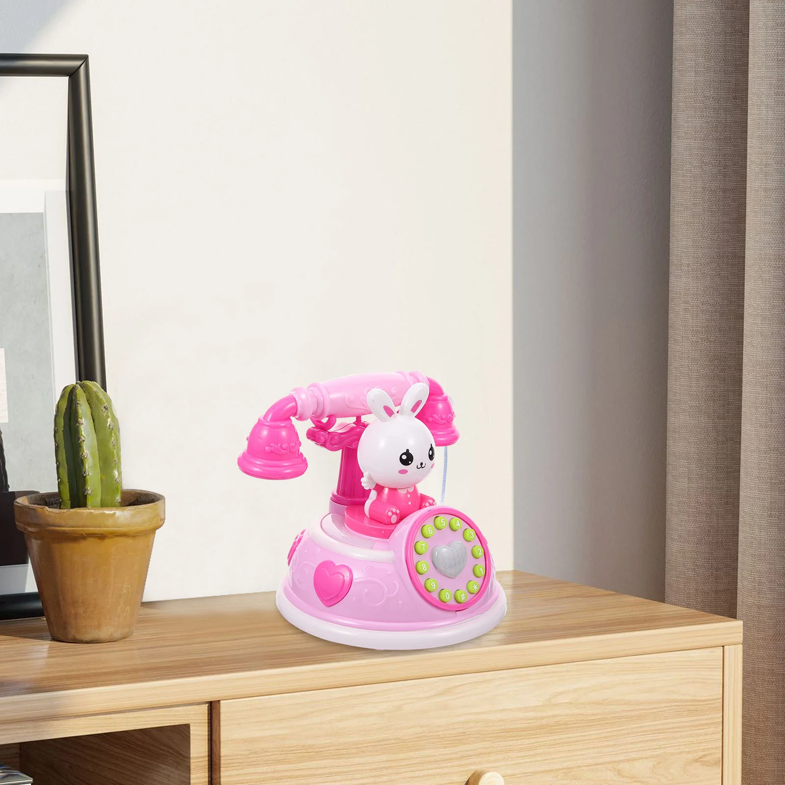 Simulated Telephone Simulation Home Appliance Toy Kids Plaything Girls Toys Children’s Cartoon