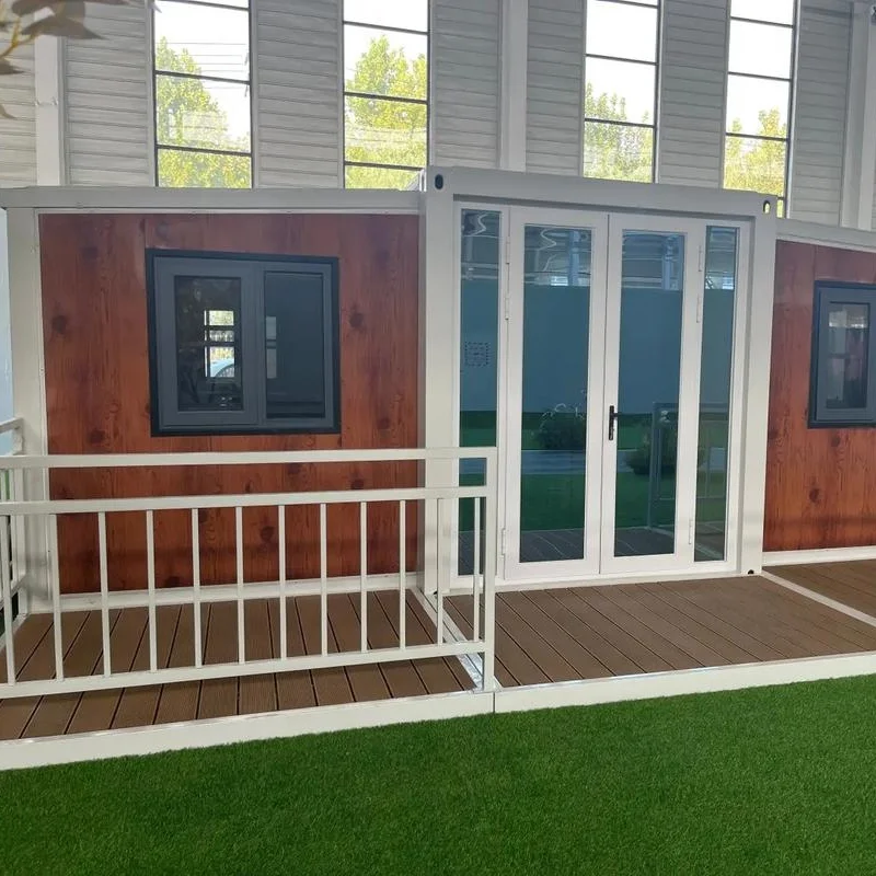Double Wing Expandable Container House Activity Room Foreign Trade Folding Mobile Living for Use in Stores Prefabricated House