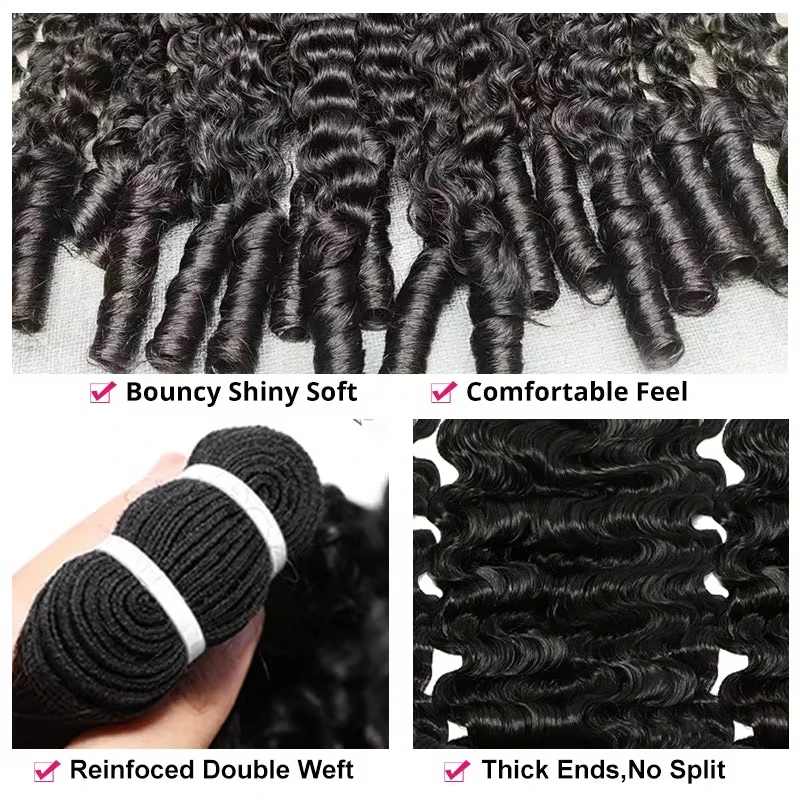 

Burmese Curly Human Hair Quality Deep Wave Raw Hair Bundles Human Hair Weave Bundles Double Drawn Vietnamese Hair Extension