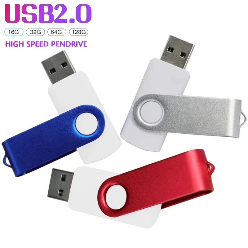 

Вращающийся USB-флешка 1 ГБ 2 ГБ 4G 8 ГБ Флешка 16 ГБ 32 ГБ Флешка 64 ГБ 128 ГБ 2.0 Подарочная USB-накопитель 128 МБ 256 МБ Бесплатный брелок