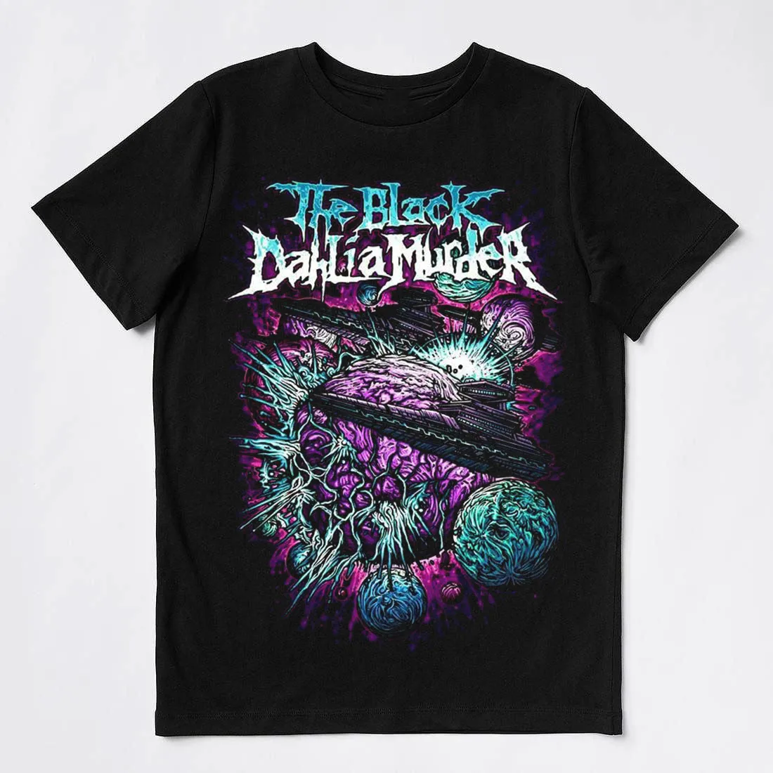 Vtg The Black Dahlia Murder Band T Shirt For Fans Cotton Full Size Unisex