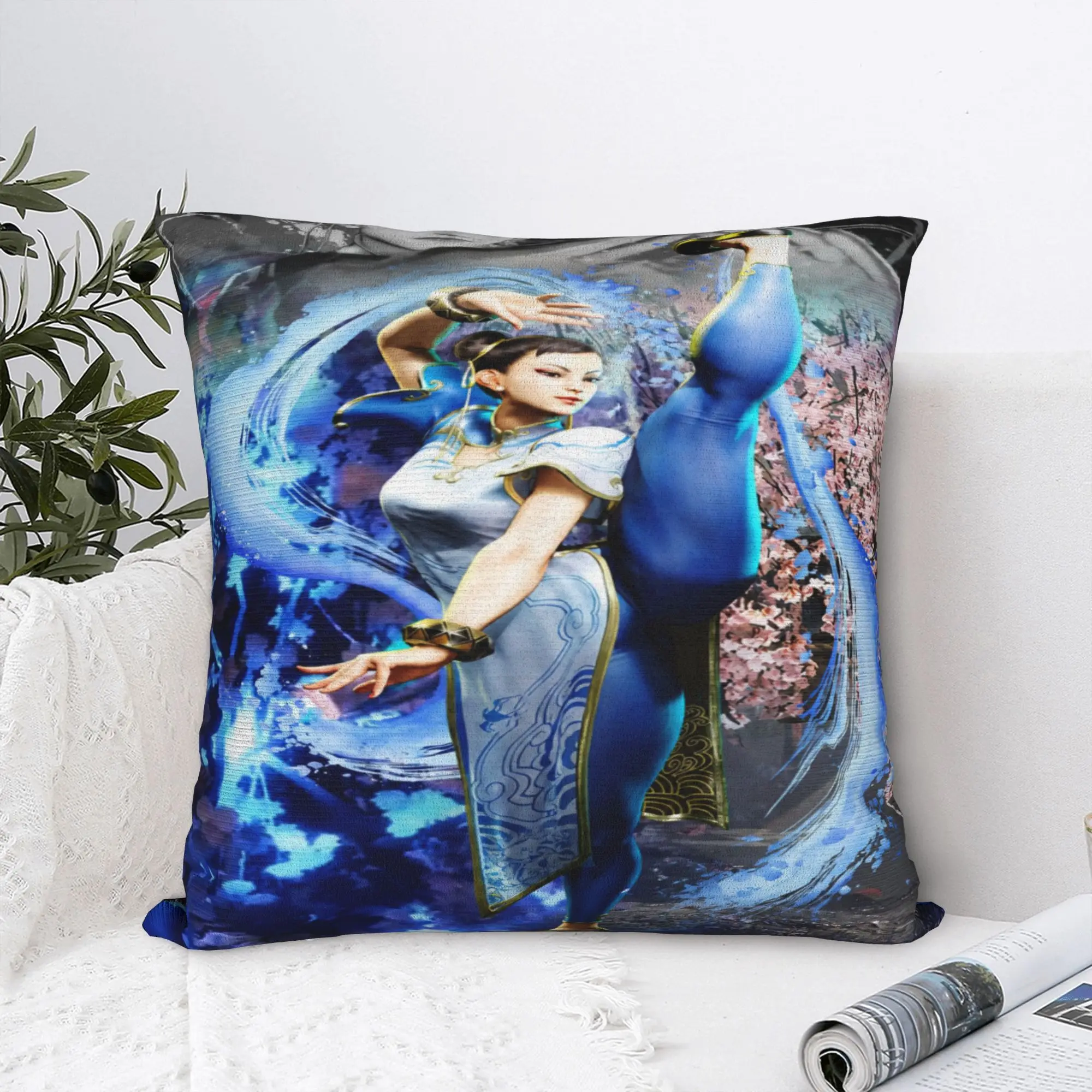 Streets Fighters Pillowcase Accessories Printing Cushion Cover  Throw Pillow Cover Car Decoration Zipper Multi-Size