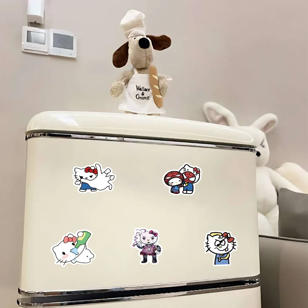 

10/35/70PCS Abstract Cartoon Sanrio Hello Kitty Funny Meme Graffiti Sticker Waterproof Decal Kids Toy for Scrapbook Laptop Desk