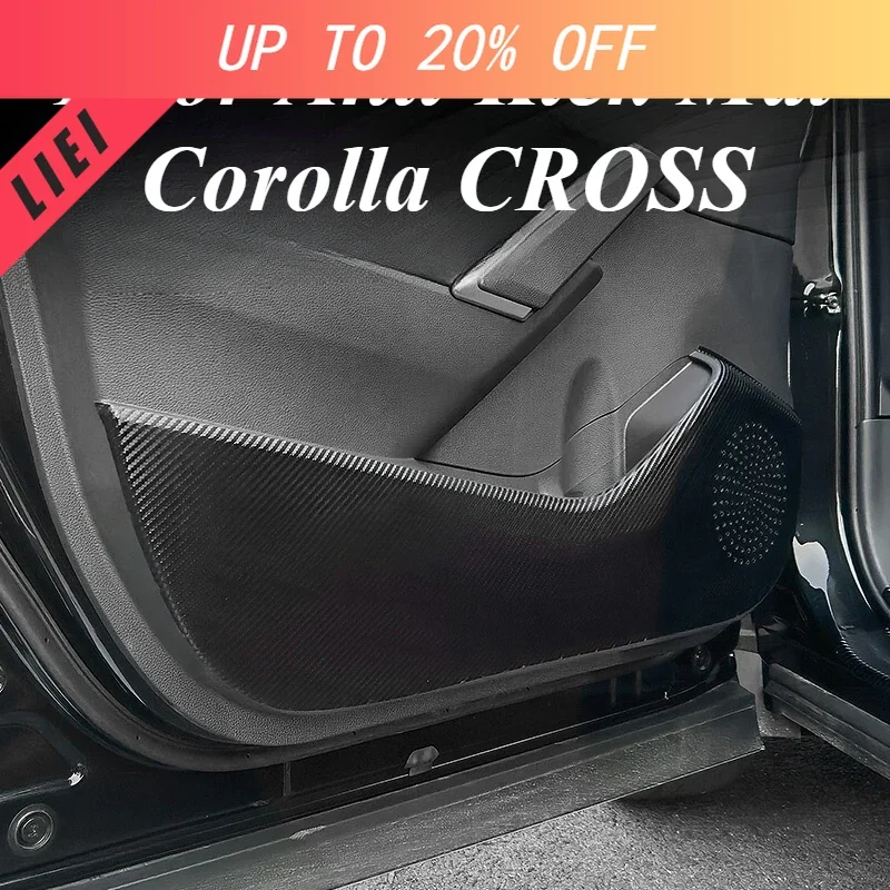 LIEI For 2022-2025 Toyota Corolla CROSS Door Kick Pad Modification Special Anti-collision Protection Cover-Interior Modification