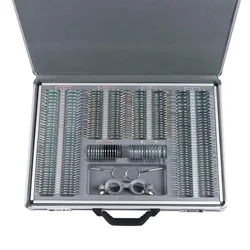 Cost Effective Optical Equipment 232 Pcs Trial Lens Set Optometry Box For Eyesight Testing