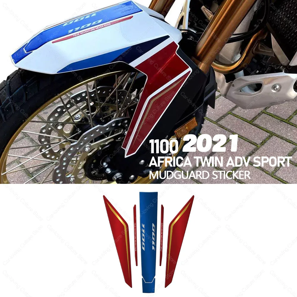 

Motorcycle Accessories Motorcycle Mudguard Sticker Protector 3D Epoxy Resin Sticker For 1100 AFRICA TWIN ADV SPORT 2021