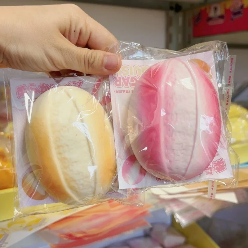 Squishy simulado creme pão squeeze brinquedo lento subindo alívio do estresse sensorial fidget para tdah autismo crianças adultos presente