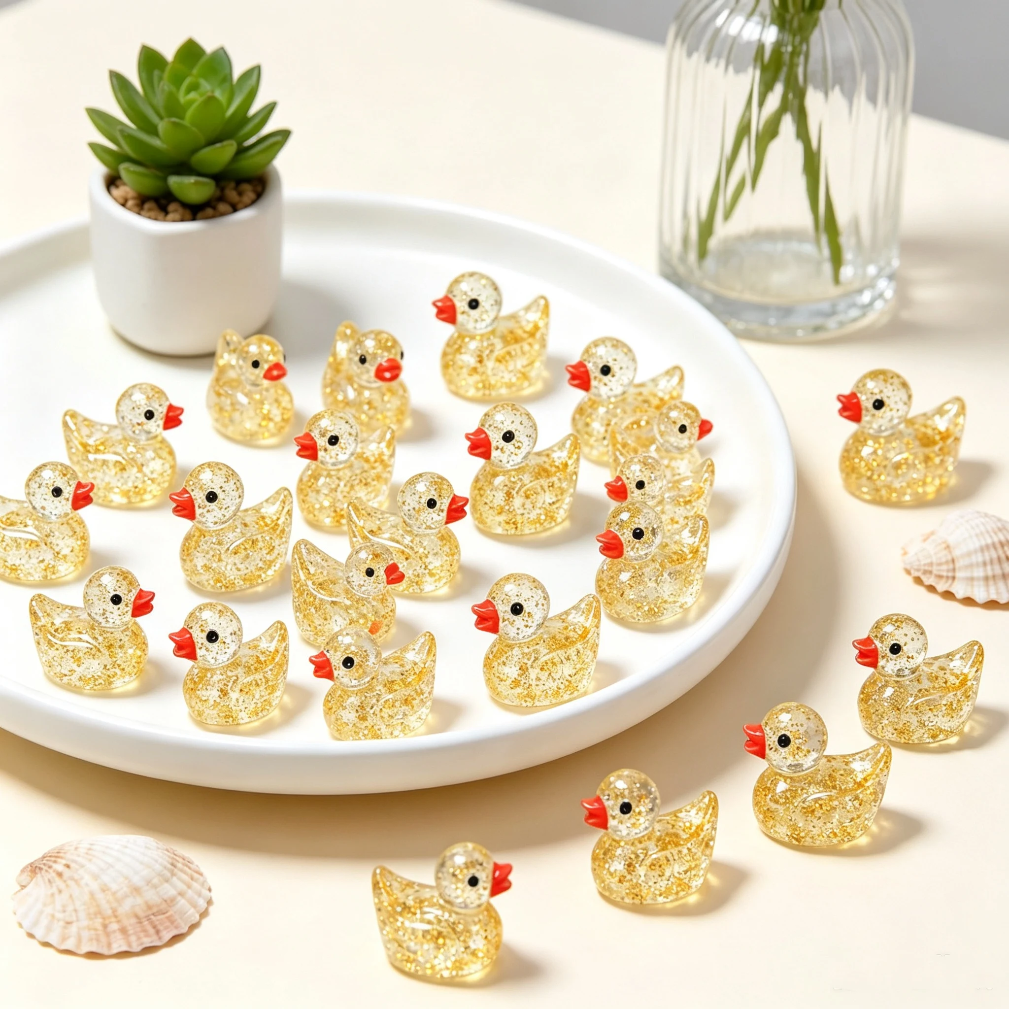 100 Adet Mini Simli Reçine Örd - Nutcracker Figurine incelemesi ve fiyatı