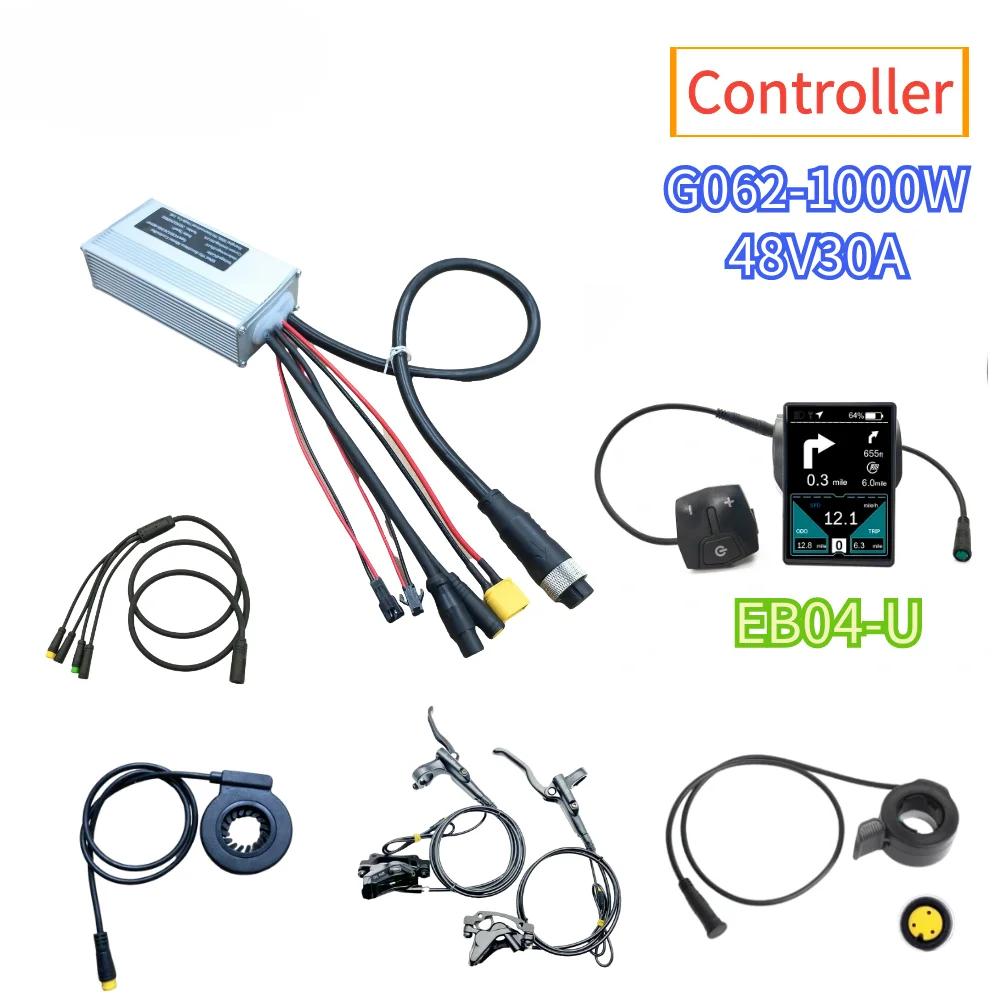 For G060/G062 Fat motor 48V750W 1000W Controller BAFANG Motor Controller electric bicycle controller set DPC18 EB04