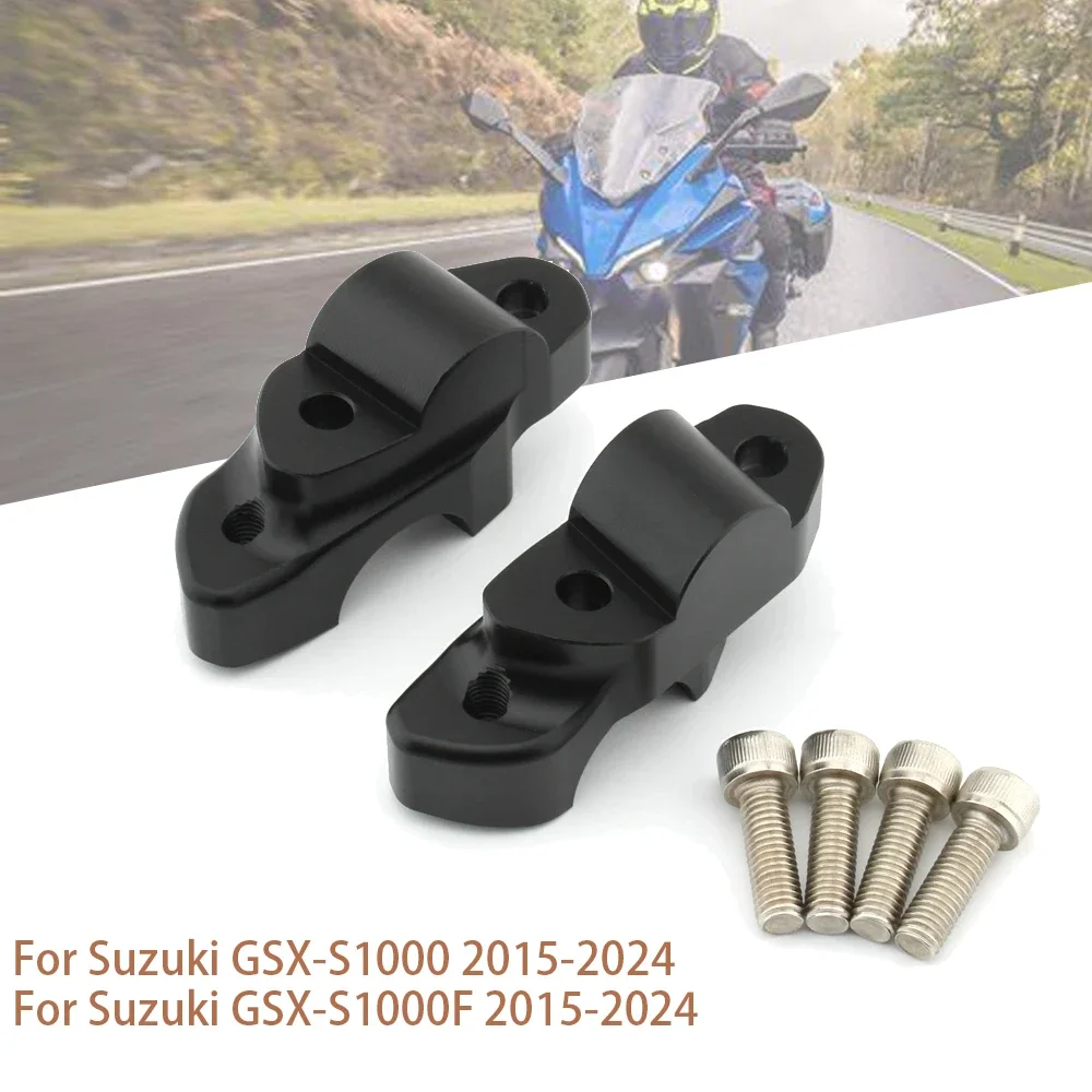 

GSXS1000 GSXS1000F Motorcycle Handlebar Riser Bar Mount Handle Clamp For Suzuki GSX-S1000 GSX-S1000F GSX S1000 S1000F 2015-2024