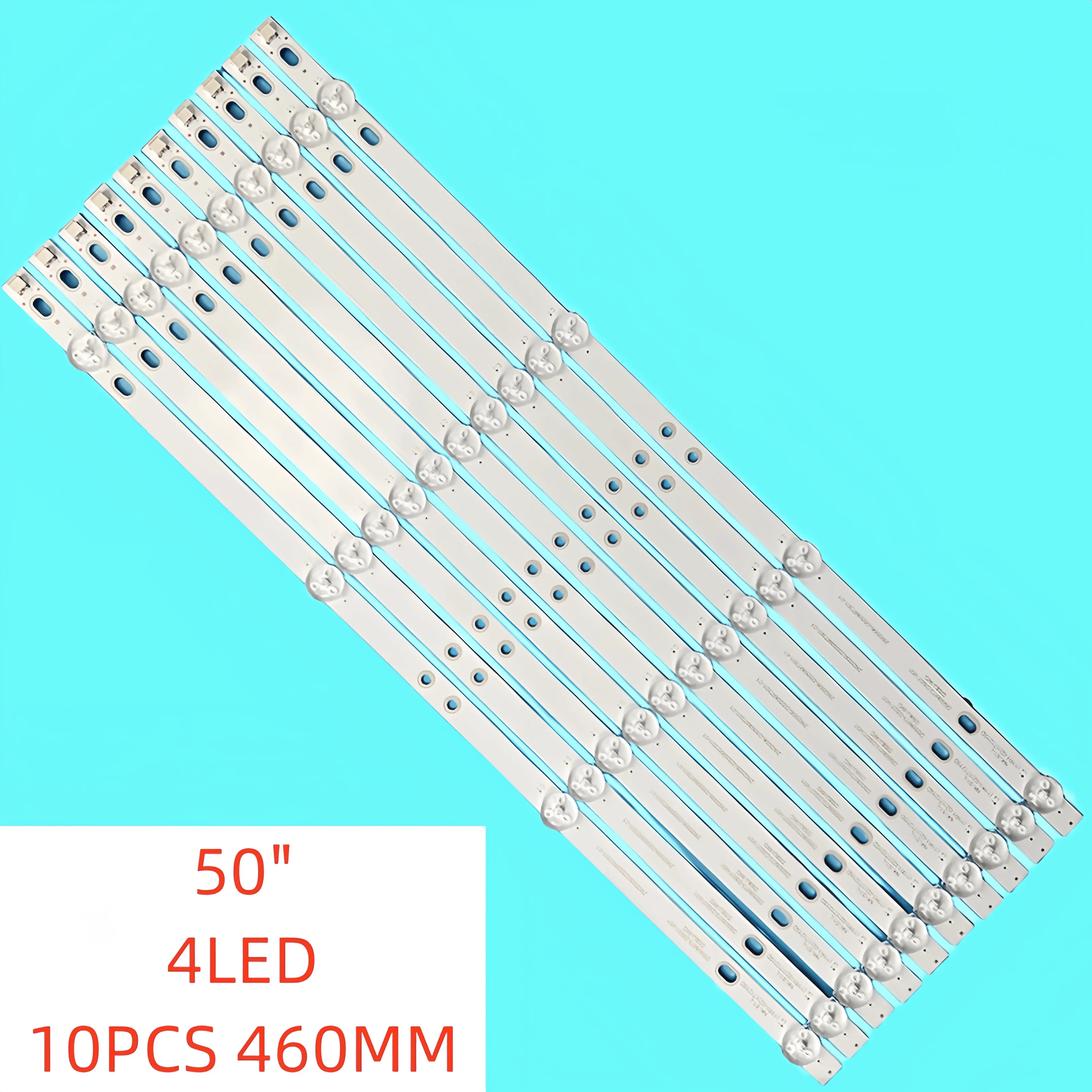 

10pcs/set 4lamp New LED Backlight Strip for DS50M73-DS07-V01 49inch 50 inch akai aktv505 TV DSBJ-WG 2W2006-DS50M7301-01