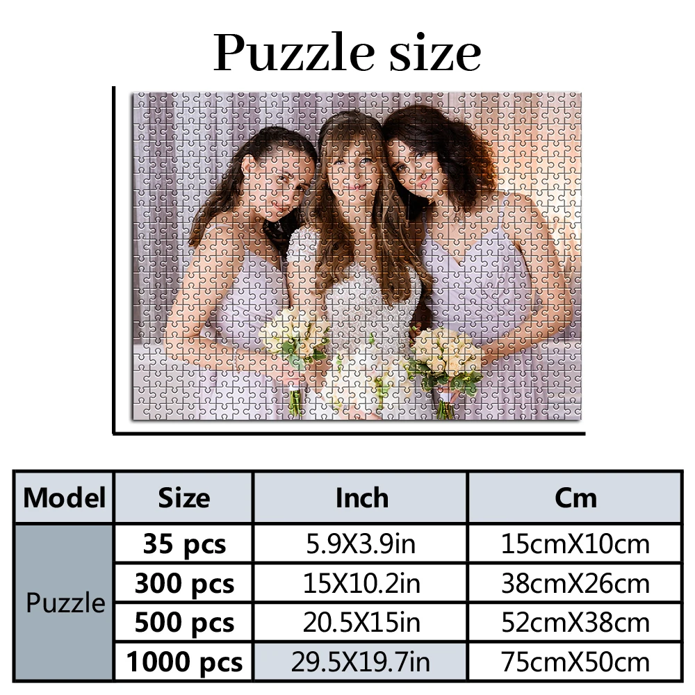 شخصية مخصصة صور لغز تخصيص الجمال شخصية بانوراما الألغاز DIY بها بنفسك لغز خشبي هدايا لها له #3