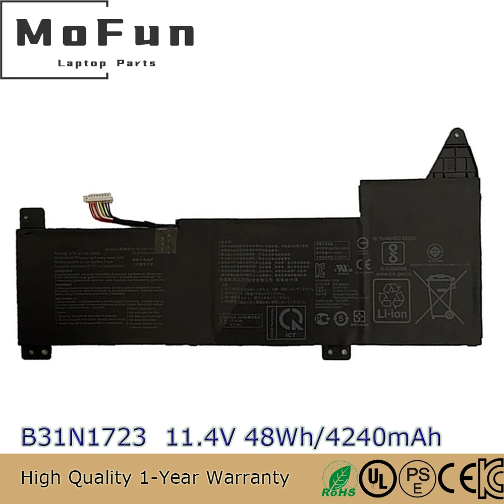 

Brand New Original B31N1723 11.4V 48Wh Laptop Battery for Asus VivoBook 15.6" K570UD-DS74 ES54 K570ZD X570ZD
