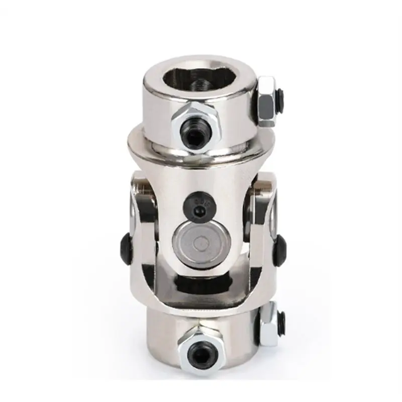 

Universal U Joint 83Mm(3-1/4") 3/4" DD X 3/4" DD Nickel Plating Single Steering Shaft Working Angle 35 Degree Car Parts
