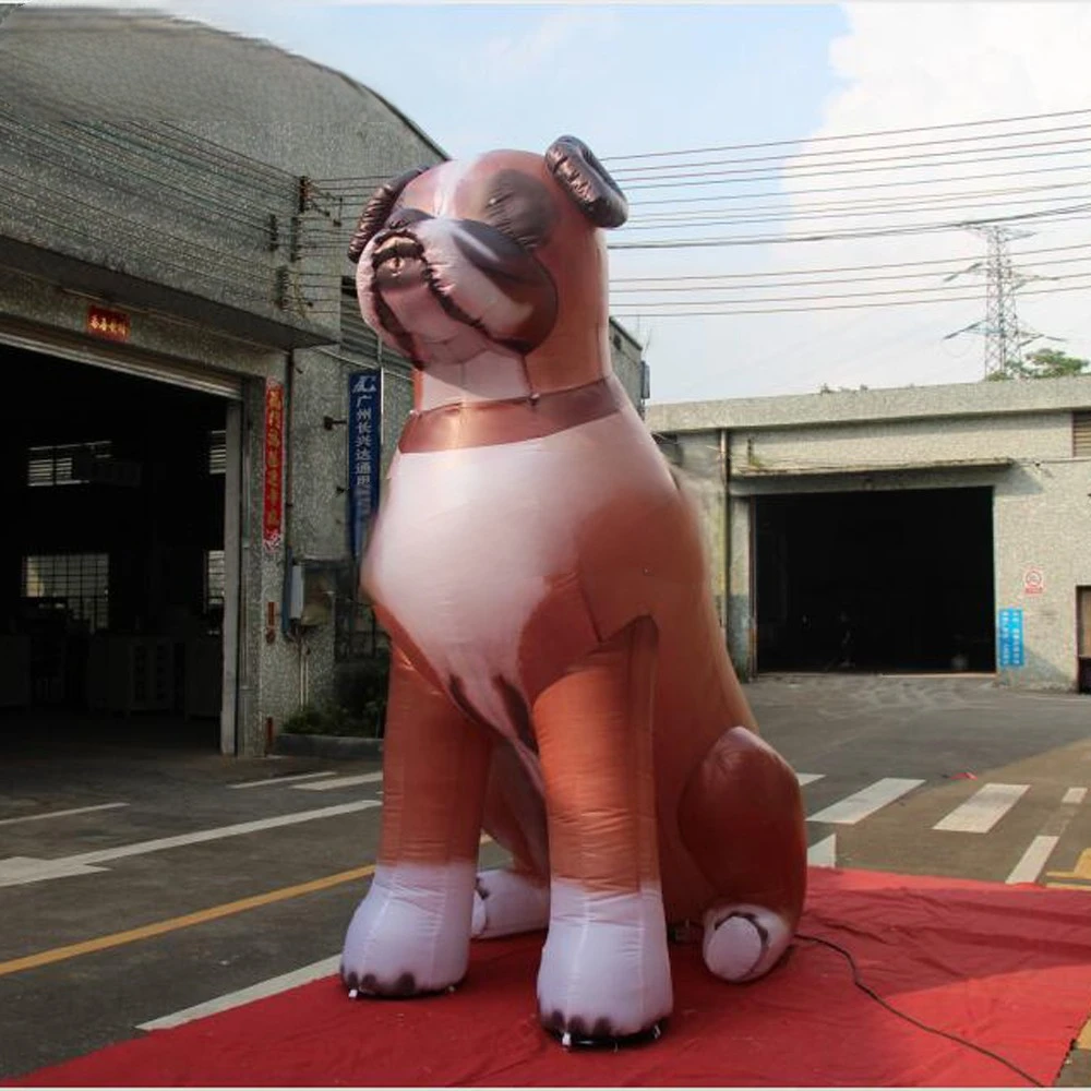 cloth inflatable Decorative Oxford  dog balloon (with fan), affordable, suitable for advertising and promotion of outdoor