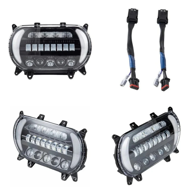 Aggresive All in one LED Headlight for Harley Davidson Road Glide 2015-2023 Motorcycle Accessories