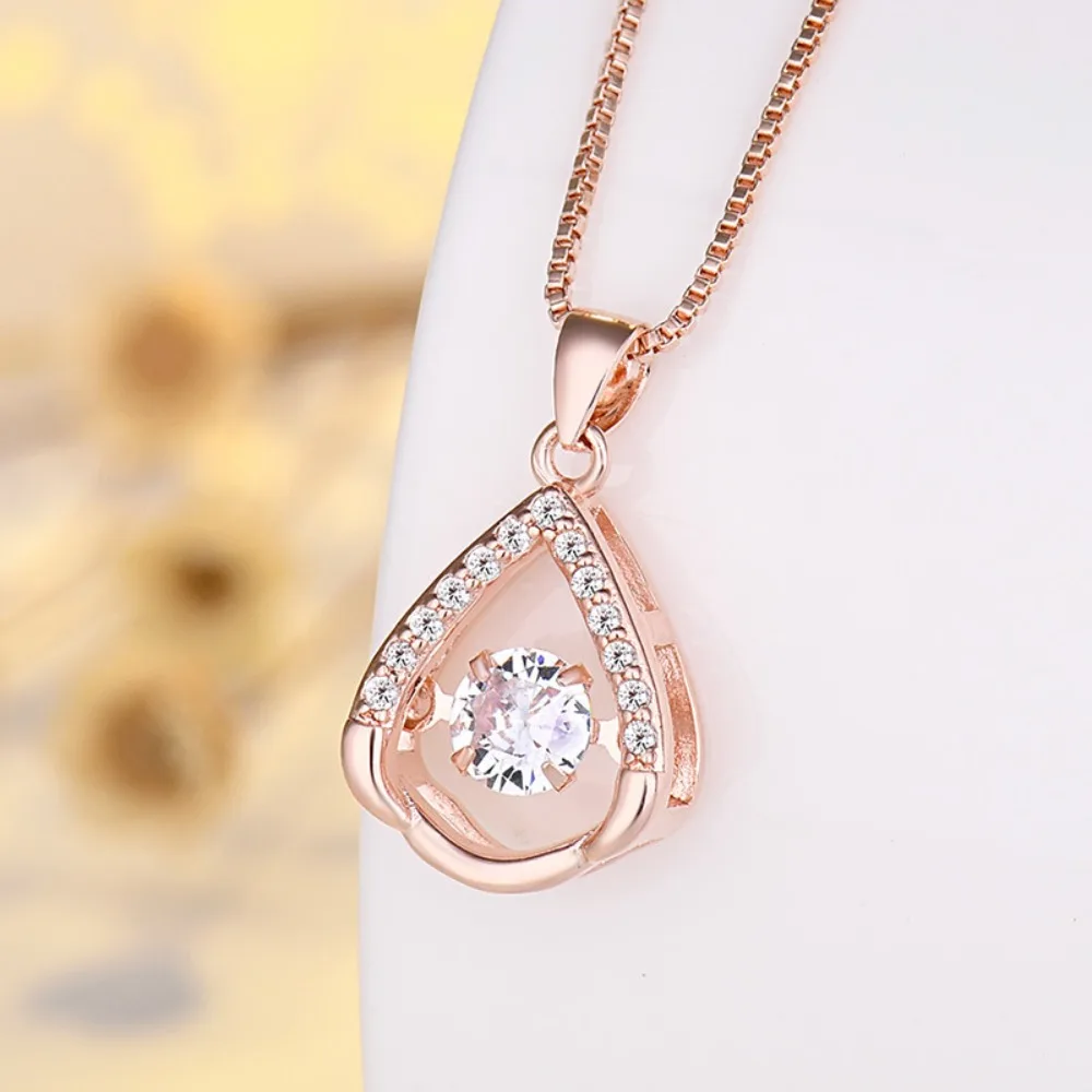

2025 New Long Necklace Shiny Luxury Jewelry For Women Girls Elegant Chic Exquisite Party Holiday Christmas