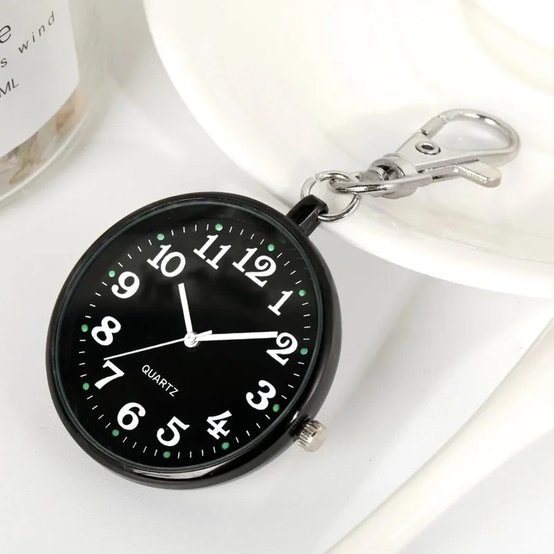 2023 New Arrival  Pocket Watches Nurse Pocket Watch Keychain Fob Clock with Battery Doctor Medical Vintage Watch