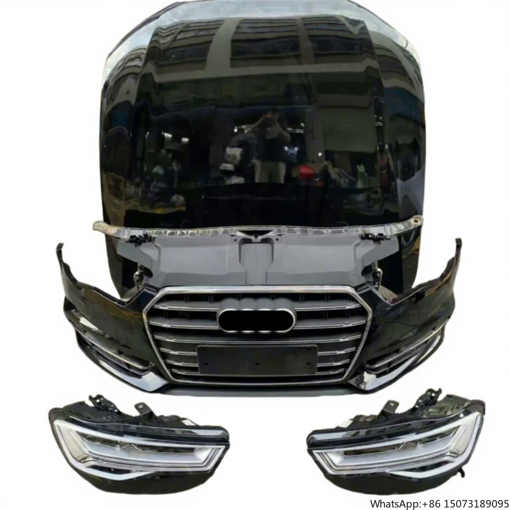 

High Quality Complete Front Bumper for 2024 A6 C8 Includes Grille Radiator Hood Side Panels-Replacement Part