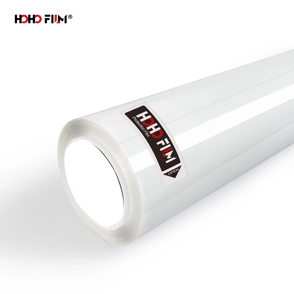 HOHOFILM N80 7.5mil 1.52x15m PPF Car Paint Protection Film Auto Bumper Sticker Protective Film Clear Adhesive Film TPU Clear Bra