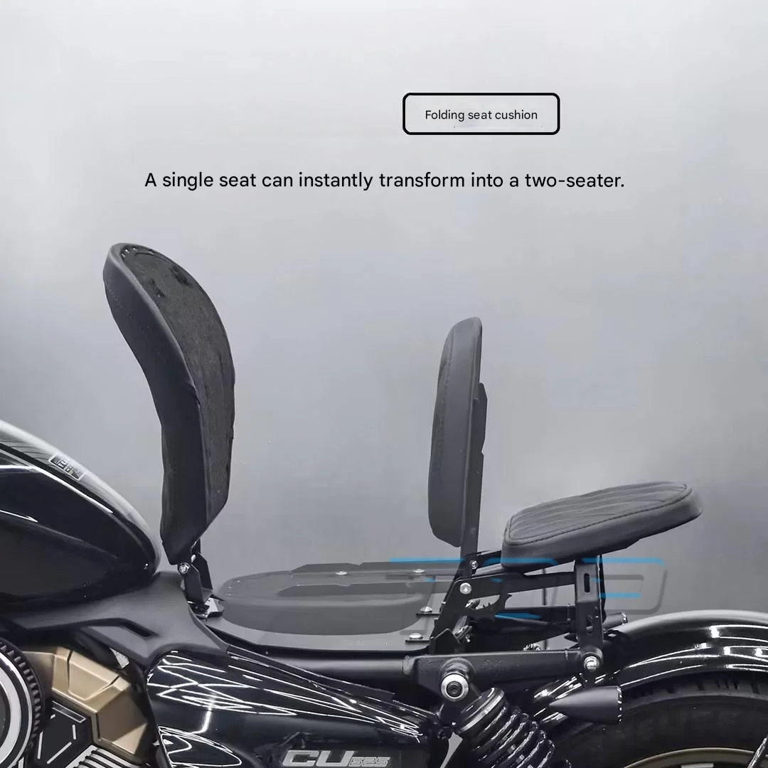 For VOGE CU625 folding rear single seat cushion can be converted into a double seat for cu625 625cu