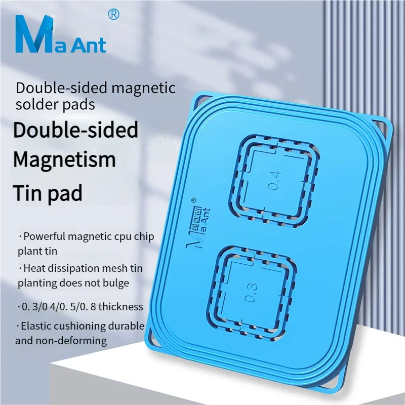 MAANT C03 Magnetic Silicone Mat High Temperature Resistant and Easy to Clean Mobile Phone Repair Universal Pad Tin Planting Tool