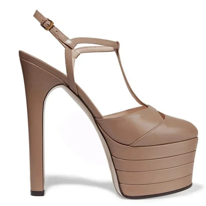 

【CHMILE CHAU】Роскошные летние туфли на очень высоком каблуке и платформе, женские босоножки на каблуке с ремешками на щиколотке для вечеринок, Zapatos Mujer D-SL-2